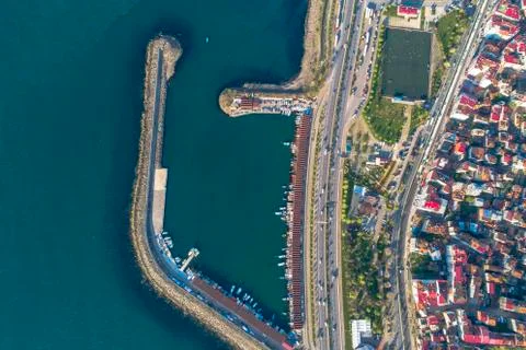 Trabzon Faroz limanı Stock Photos