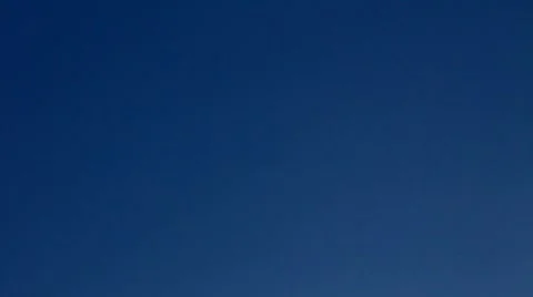 Trace of the aircraft in the blue sky Stock Footage 5165259