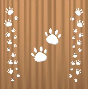 Trace cats Stock Illustration