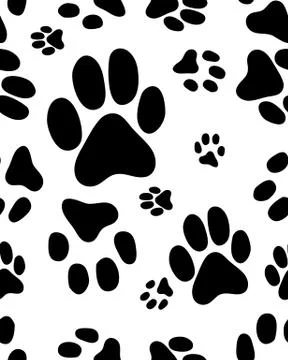 Trace of cats Stock Illustration