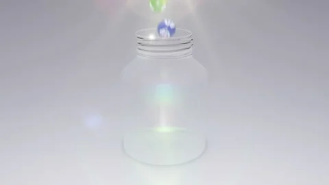 Trace elements are important for health and beauty Stock Footage 108685687