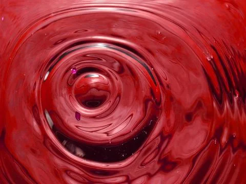 A trace from the impact Stock Photos