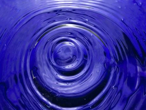 A trace from the impact Stockfoto's