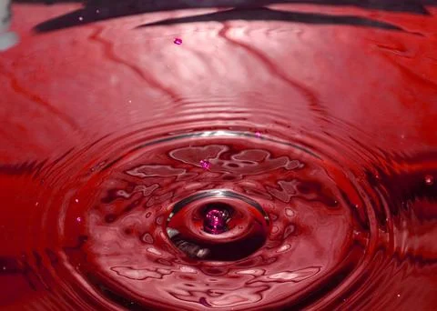 A trace from the impact Stock Photos