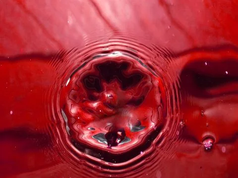 A trace from the impact Stock Photos