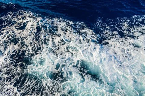 Trace of the ship Fotos Stock