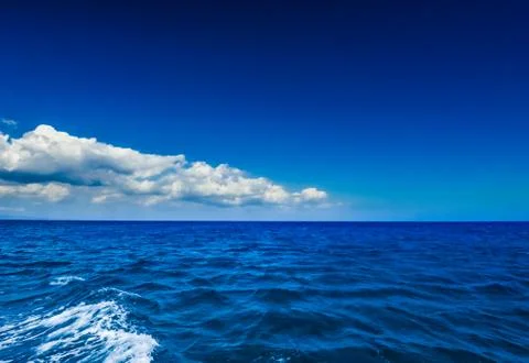 Trace of the ship Fotos Stock