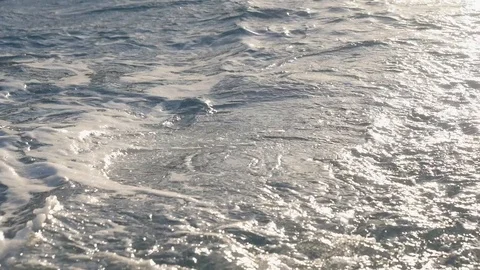 Trace of ship - shooting from boat Stock Footage 104087865