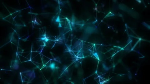 Traced rays.Abstract digital background. Seamless loop. Stock Footage 102347459