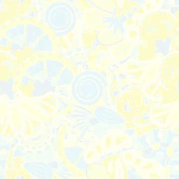 Tracery seamless pattern. Mehndi design. Pastel. 6 colors. Ethnic doodle text Stock Illustration
