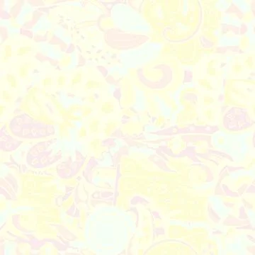 Tracery seamless pattern. Mehndi design. Pastel. 6 colors. Ethnic doodle text Stock Illustration