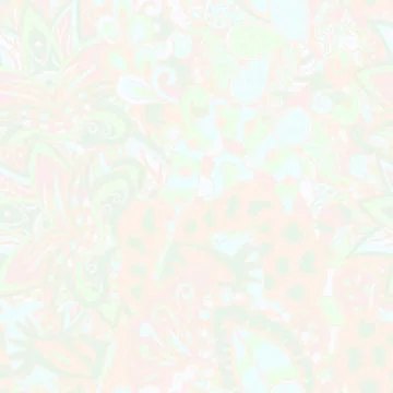 Tracery seamless pattern. Mehndi design. Pastel. 6 colors. Ethnic doodle text Illustrazione stock