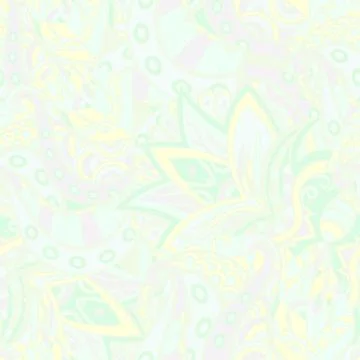 Tracery seamless pattern. Mehndi design. Pastel. 6 colors. Ethnic doodle text Stock-Illustration