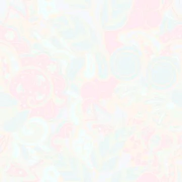 Tracery seamless pattern. Mehndi design. Pastel. 6 colors. Ethnic doodle text Stock Illustration