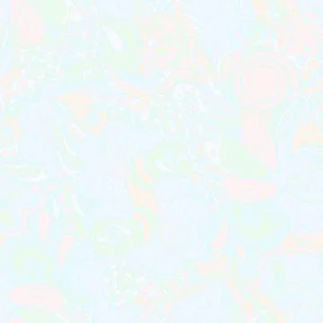 Tracery seamless pattern. Mehndi design. Pastel. 7 colors. Ethnic doodle text Stock Illustration