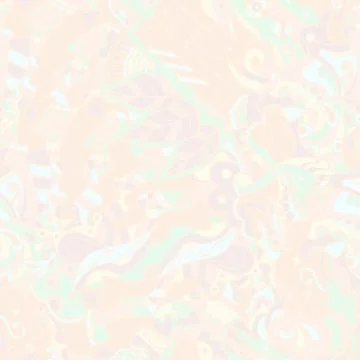 Tracery seamless pattern. Mehndi design. Pastel. 7 colors. Ethnic doodle text Illustrazione stock