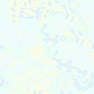 Tracery seamless pattern. Mehndi design. Pastel. 7 colors. Ethnic doodle text Stock Illustration