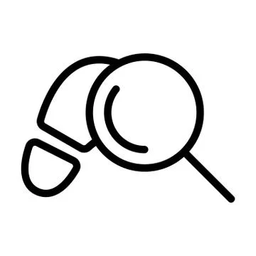 Traces of the criminal icon vector. Isolated contour symbol illustration Stock Illustration