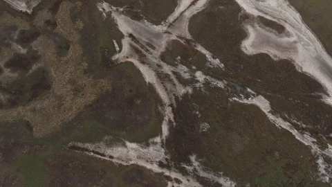 Traces of dried water Stock Footage 122903275