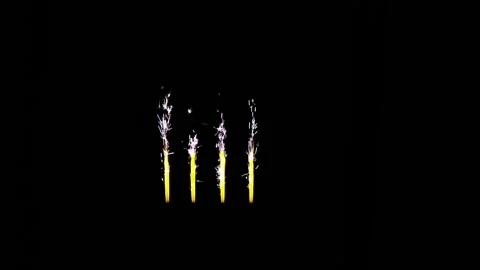 Traces of glowing hot particles. Stock-Footage 136949049