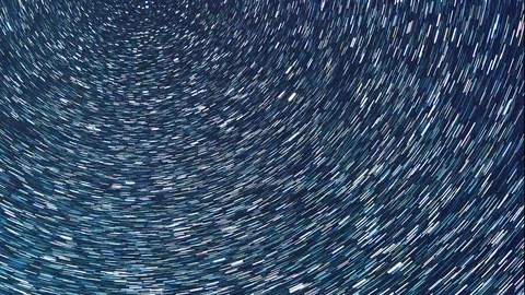 Traces from stars in the form of lines. Star trails circular pattern Stock Footage 87475756