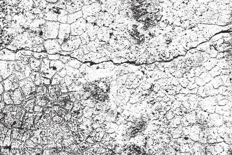 Traces of time left on the wall Illustrazione stock