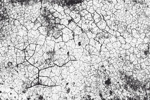 Traces of time left on the wall Illustrazione stock