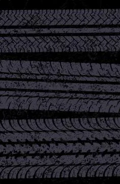 Traces of tires vector background Stock-Illustration