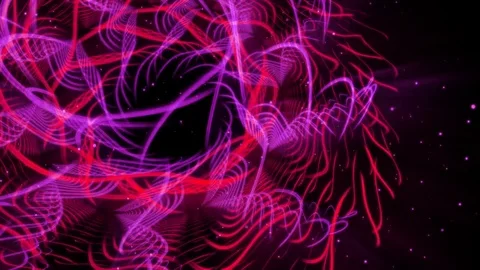 Tracing Beats Looping Animation Stock Footage 73608457