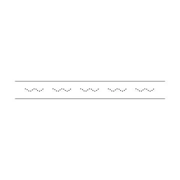Tracing line dotted horizontal element for kids worksheet, dotted line for .. Stock Illustration