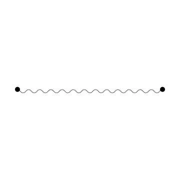 Tracing line worksheet element for kids, dotted wave line for writing, draw.. Stock Illustration