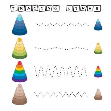 Tracing lines 2 Stock Illustration