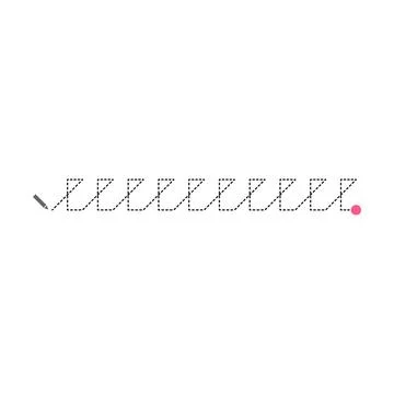 Tracing lines dotted outline shape preschool and kindergarten school kids 스톡 일러스트