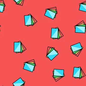 Tracing paper embroidery hobby vector seamless pattern Stock Illustration