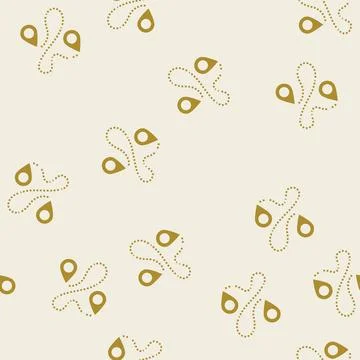 Track airplane pointer map glyph seamless pattern Illustrazione stock