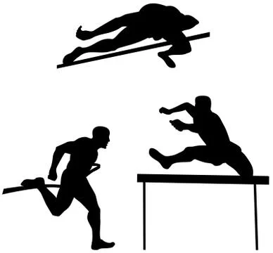 Track and field Stock Illustration