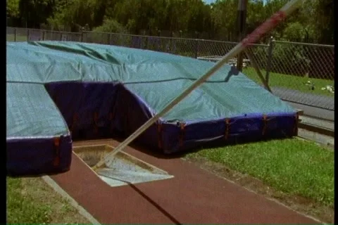 Track and Field: pole vault Stock Footage 2332140