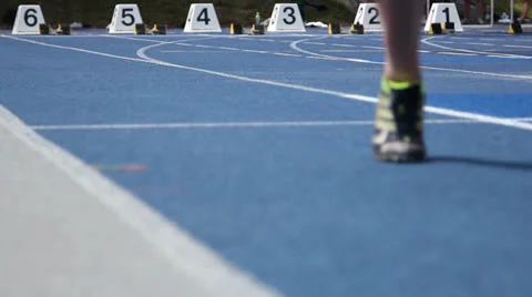Track and field  start Stock Footage 26184450
