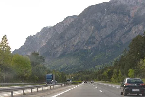 Track in Austria in the spring Stock Photos