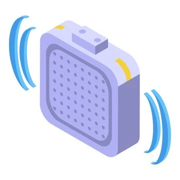 Track data signal icon isometric vector. Urban center Stock Illustration