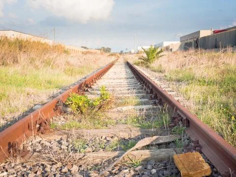 Track for the infinite Stock Photos