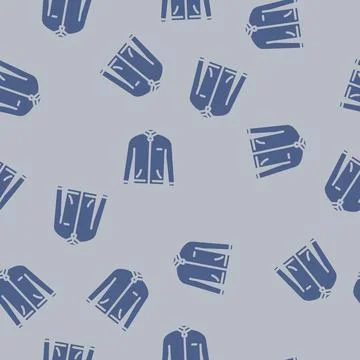 Track jacket clothing glyph vector seamless pattern Illustrazione stock