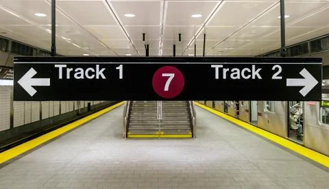 Track one, track two Stock Photos