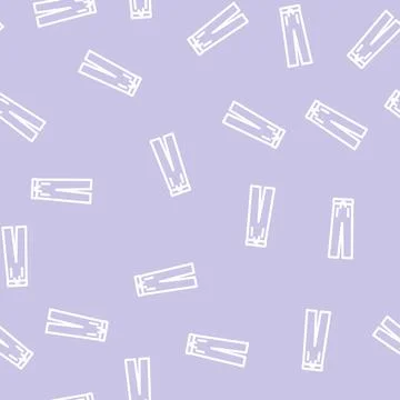 Track pants apparel line vector seamless pattern Illustrazione stock