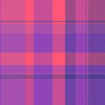 Track plaid texture background, veil pattern check vector. Duvet tartan tex.. Stock Illustration