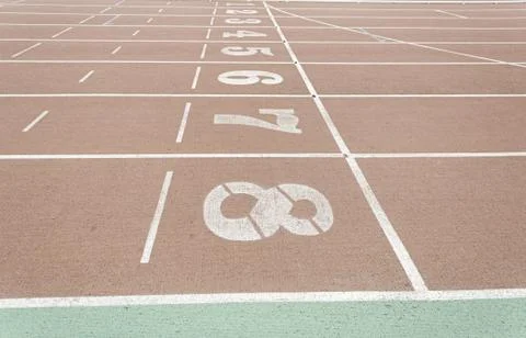 Track for runners Stock Photos
