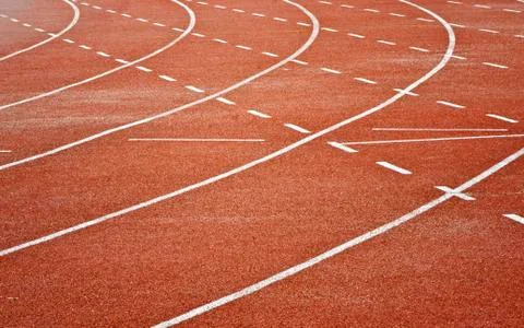 Track running Stock Photos