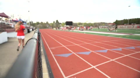 Track running Race Stock Footage 153143853