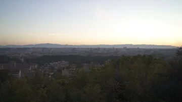 Track Shot from Gianicolo Stock Footage 85553546