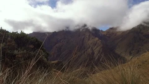 Track shot mountains in Cusco, Peru Stock Footage 130455438